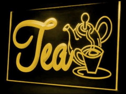 HOT British England Tea Cafe LED Neon Sign